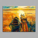 Hand-Painted Abstract The Roses Oil painting Ready To Hang Modern One Panels Canvas Oil Painting F