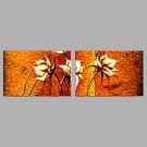 Hand-Painted Modern Abstract Oil Painting Two Panel Canvas Oil Painting Per Panel Size 60*90CM