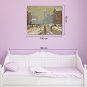 IARTS Hand Painted Modern Abstract City People Rush in Snow Day Oil Painting On Canvas Stretched F