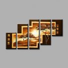 Stretched (ready to hang) Hand-Painted Oil Painting 60"x36" Canvas Wall Art Modern Abstract Trees