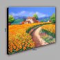 Large Size Hand-Painted Landscape Mediterranean One Panel Canvas Oil Painting For Home Decoration