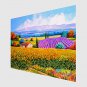 Hand-Painted Landscape Floral/Botanical Abstract Landscape Horizontal,Modern Pastoral European Sty