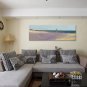 IARTS Hand Painted Modern Abstract Seaside Wonder Stroll Oil Painting On Canvas with Stretched Fra