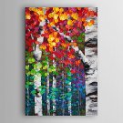 Hand Painted Oil Painting Landscape Abstract Colour ful Tree with Stretched Frame 7 Wall Arts