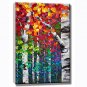 Hand Painted Oil Painting Landscape Abstract Colour ful Tree with Stretched Frame 7 Wall Arts