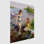 Hand-Painted Abstract Modern,One Panel Canvas Oil Painting