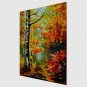 Hand-Painted Modern Street Scape PaintingsOne Panel Canvas Oil Painting