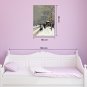 IARTS Hand Painted Modern Abstract Walking in Snowy Day European Style Oil Painting On Canvas with