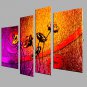 Hand-Painted Modern Landscape Oil Painting Four Panel Canvas Oil Painting Multi Split Oil Painting