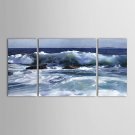 Hand-Painted Landscape Three Panels Canvas Oil Painting For Home Decoration