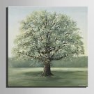 Mini Size E-HOME Oil painting Modern A Big Tree On The Grass Pure Hand Draw Frameless Decorative P