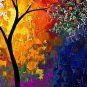 Hand-Painted Landscape One Panel Canvas Oil Painting For Home Decoration