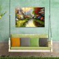 Oil Paintings Modern Landscape Style Canvas Material With Wooden Stretcher Ready To Hang Size60*90