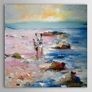 Hand-Painted Landscape One Panel Canvas Oil Painting For Home Decoration