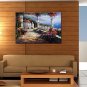 Oil Paintings Modern Landscape Style Canvas Material With Wooden Stretcher Ready To Hang Size60*90