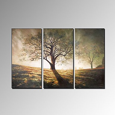 VISUAL STARHand-Painted Tree Canvas Oil Painting Modern Painting Art Ready to Hang