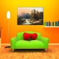 Oil Paintings Modern Landscape Style Canvas Material With Wooden Stretcher Ready To Hang Size60*90