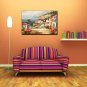 Oil Paintings Landscape Style Canvas Material With Wooden Stretcher Ready To Hang Size 60*90 CM .