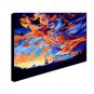 Hand-Painted Abstract  Auspicious Cloud Modern One Panel Canvas Oil Painting For Home Decoration
