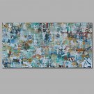 Hand-Painted Abstract / Landscape 100% Hang-Painted Oil PaintingMediterranean / European Style One