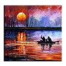 100%Handpainted Modern Hang Art Beautiful Scenery Oil Painting For Home Decor Abstractive Hang Pic