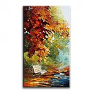 100%Handpainted Modern Hang Art Beautiful Scenery Oil Painting For Home Decor Abstractive Hang Pic