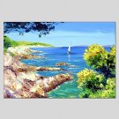 Oil Paintings Modern Landscape Style Canvas Material With Wooden Stretcher Ready To Hang Size60*90