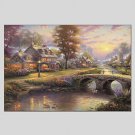 Oil Paintings Modern Landscape Canvas Material With Wooden Stretcher Ready To Hang Size50*70CM and