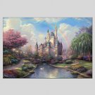 Oil Paintings Modern Landscape Style Canvas Material With Wooden Stretcher Ready To Hang Size60*90