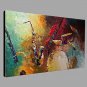 Hand Painted Oil Painting Musical Instruments Wall Art with Stretched Framed Ready to Hang