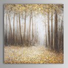 Hand-Painted Abstract / Landscape / Abstract Landscape One Panel Canvas Oil Painting For Home Deco