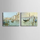 Mini Size E-HOME Oil painting Modern Shuicheng Scenery Pure Hand Draw Frameless Decorative Paintin