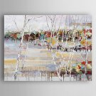 Oil Painting Impression Landscape Hand Painted Canvas with Stretched Framed Ready to Hang