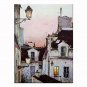 Hand-Painted Landscape Horizontal Panoramic,Retro One Panel Canvas Oil Painting For Home Decoratio