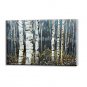 Hand Painted Oil Painting  Landscape Gray Birch Trees with Stretched Frame 7 Wall Arts