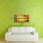 Large Size Hand Painted Modern Abstract Tree Landscape Oil Paintings On Canvas With Stretched Fram