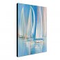 Hand-Painted Landscape Vertical,Classic Modern One Panel Oil Painting For Home Decoration