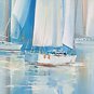 Hand-Painted Landscape Vertical,Classic Modern One Panel Oil Painting For Home Decoration