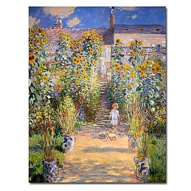 Hand-Painted Famous Landscape Vertical One Panel Canvas Oil Painting For Home Decoration