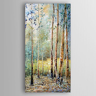 Hand-Painted  Landscape by Knife Oil Painting With Stretcher For Home Decoration Ready to Hang