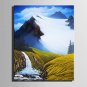 Mini Size E-HOME Oil painting Modern The Beauty Of The Valley Pure Hand Draw Frameless Decorative