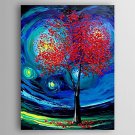 Hand-Painted  Impression Landscape by Knife  Oil Painting With Stretcher For Home Decoration Ready
