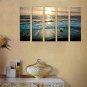 Oil Painting Decoration Abstract Hand Painted Canvas with Stretched Framed - Set of 5