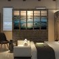 Oil Painting Decoration Abstract Hand Painted Canvas with Stretched Framed - Set of 5