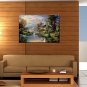 Oil Paintings Modern Landscape Style Canvas Material With Wooden Stretcher Ready To Hang Size60*90