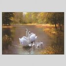 Oil Paintings Modern Landscape Style Canvas Material With Wooden Stretcher Ready To Hang Size60*90