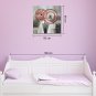 IARTS Hand Painted Modern Abstract Red Full Circle Floral Oil Painting On Canvas with Stretched Fr