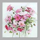 IARTS Hand Painted Abstract Charming Daisy Bouquet Floral Oil Painting with Stretched Frame Pictur