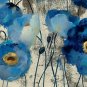 Hand-Painted Floral/Botanical Three Panels Canvas Oil Painting For Home Decoration