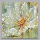 Big Size Flower 90*90 cm Stretched Ready to Hang on The Wall Modern Wall Art